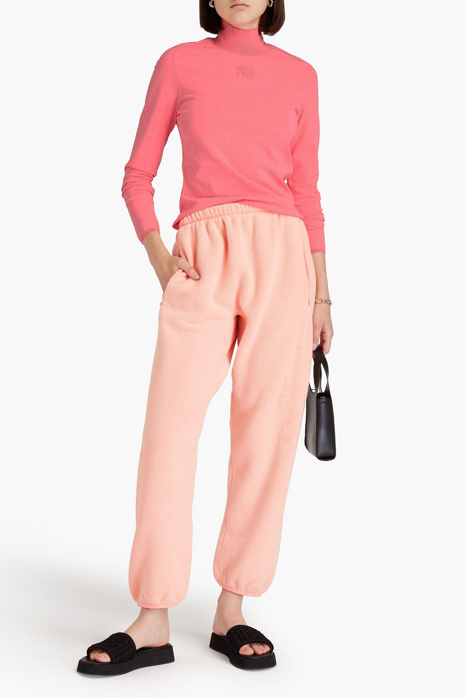  Alexanderwang.t - Rollkragenoberteil Aus Stretch-jersey - Orange - Xs 