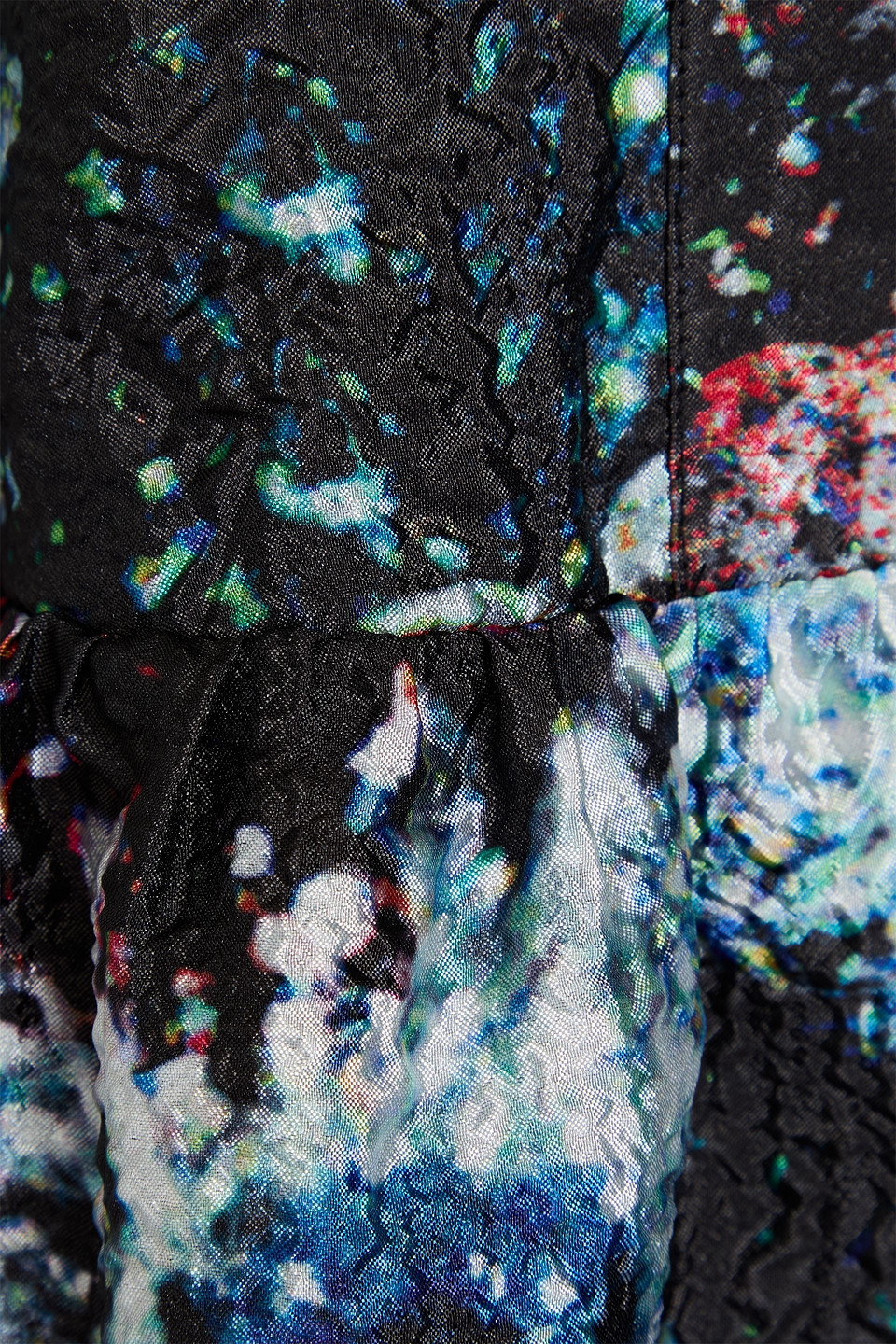 STINE GOYA JESMINE FLORAL-PRINT CLOQUÉ MINI DRESS