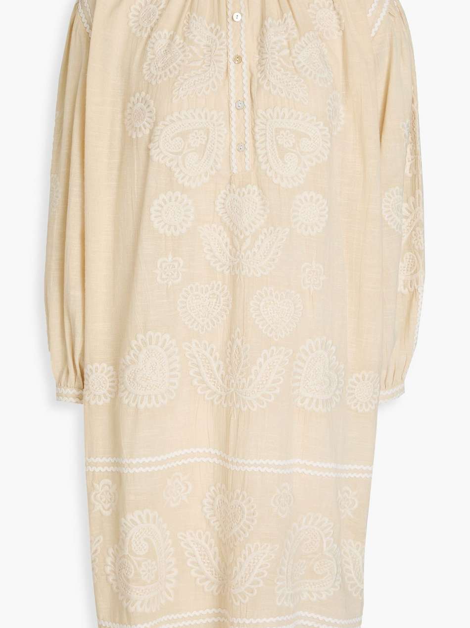 robby embroidered cotton dress