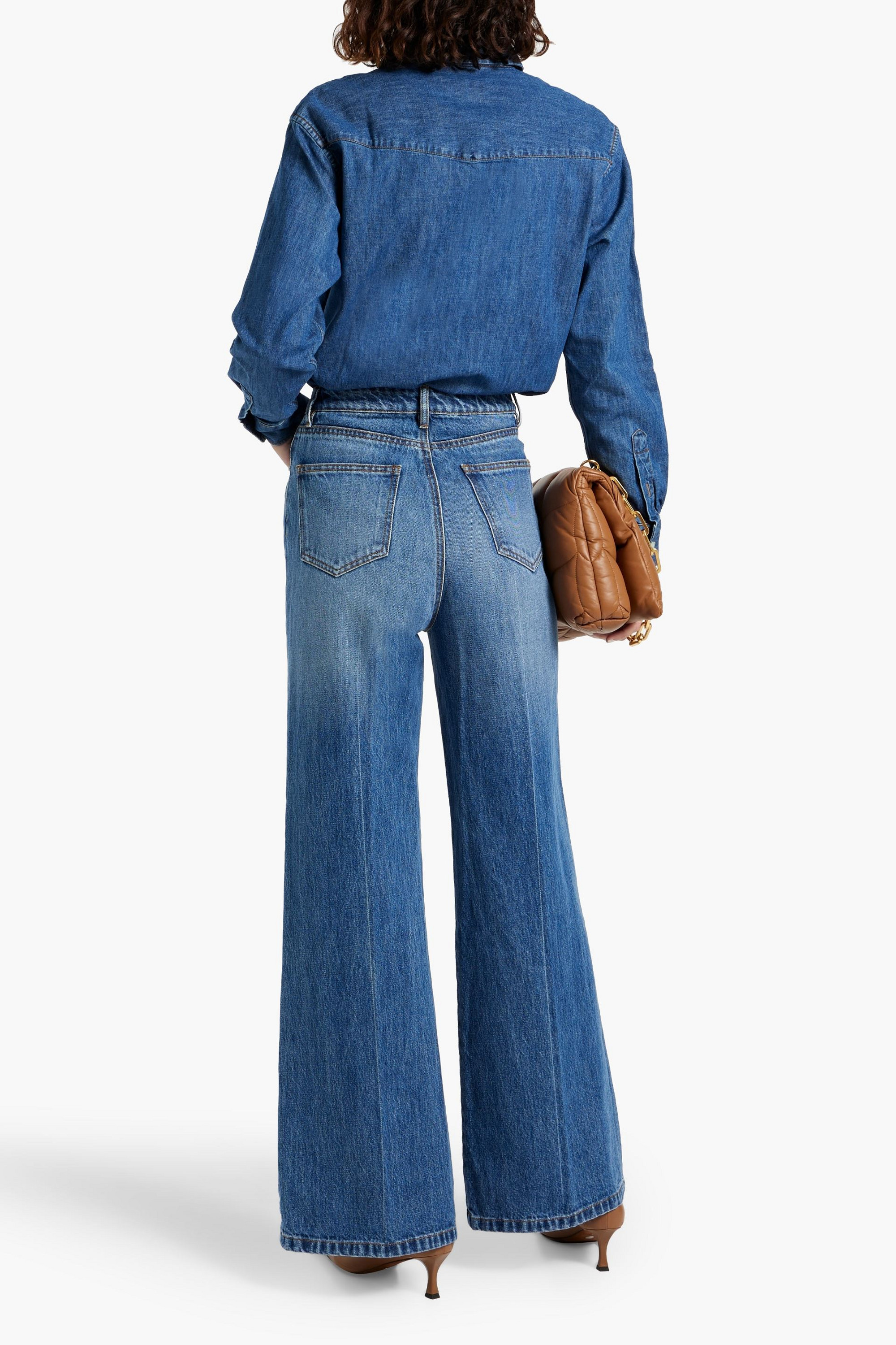 OFFICINE GÉNÉRALE Romy high-rise wide-leg jeans thumbnail