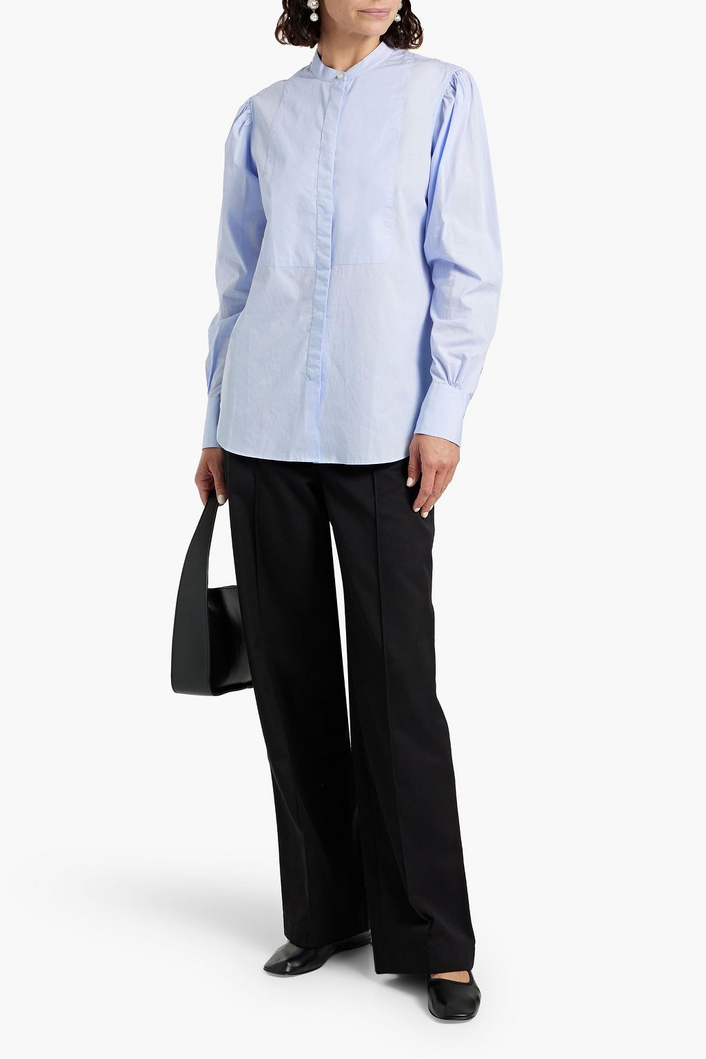 OFFICINE GÉNÉRALE Cotton-poplin shirt