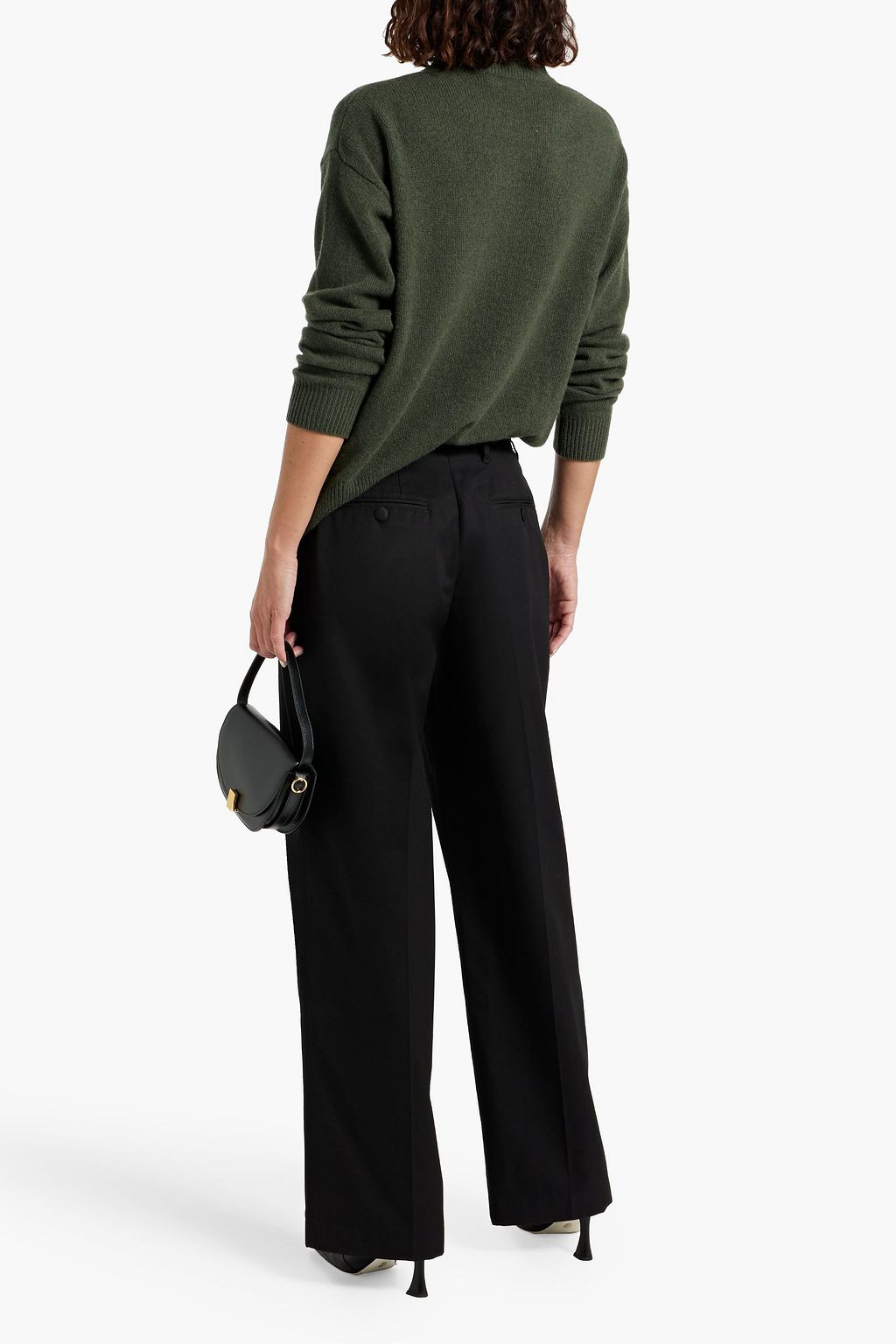 OFFICINE GÉNÉRALE Twill wide-leg pants