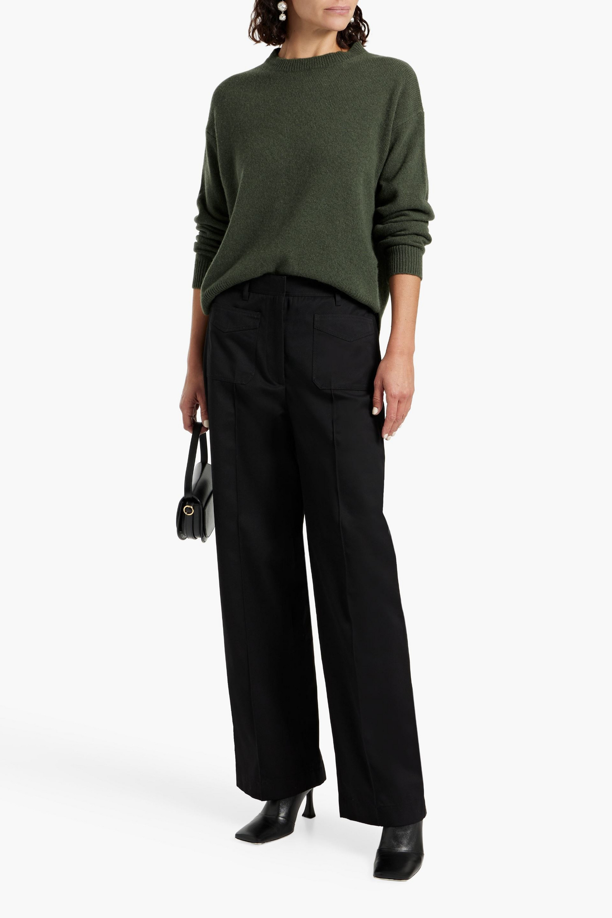 OFFICINE GÉNÉRALE Twill wide-leg pants