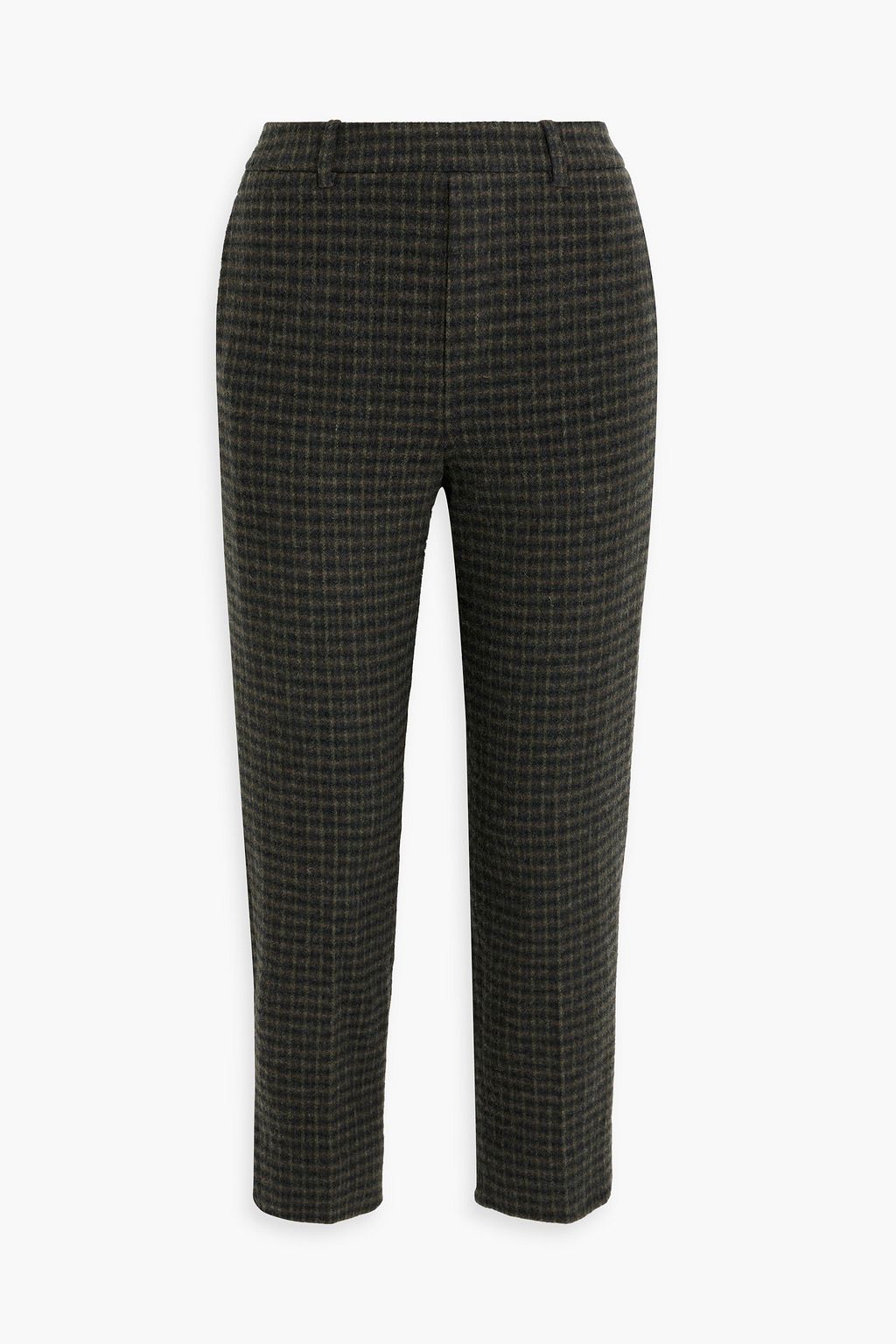 お歳暮ならオンライン checked Cropped VINCE. wool-blend pants tapered flannel パンツ