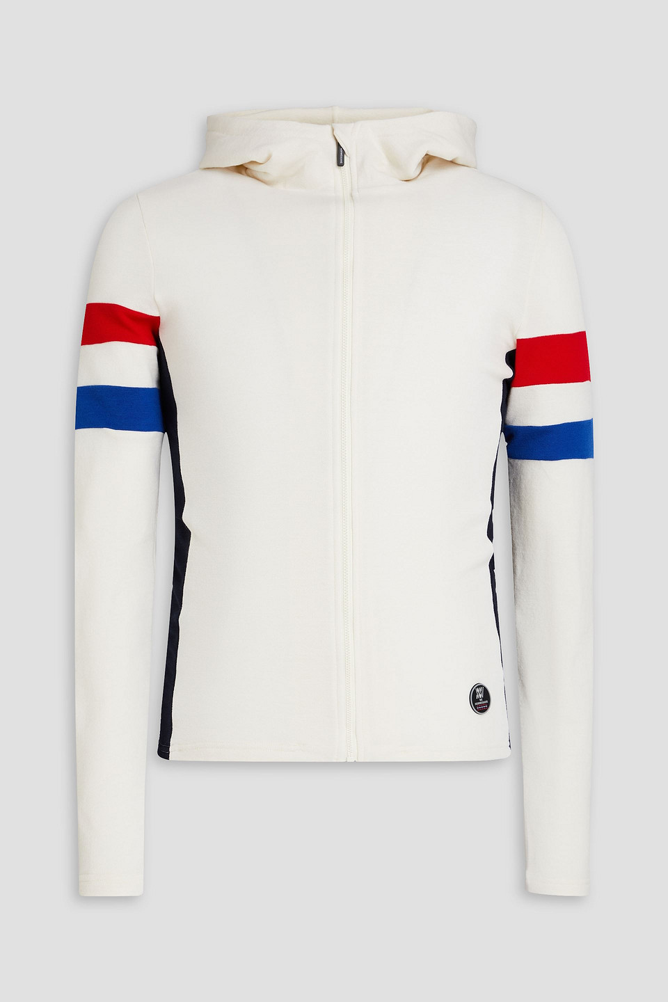 We Norwegians Merino Wool-blend Hooded Base Layer In Off-white