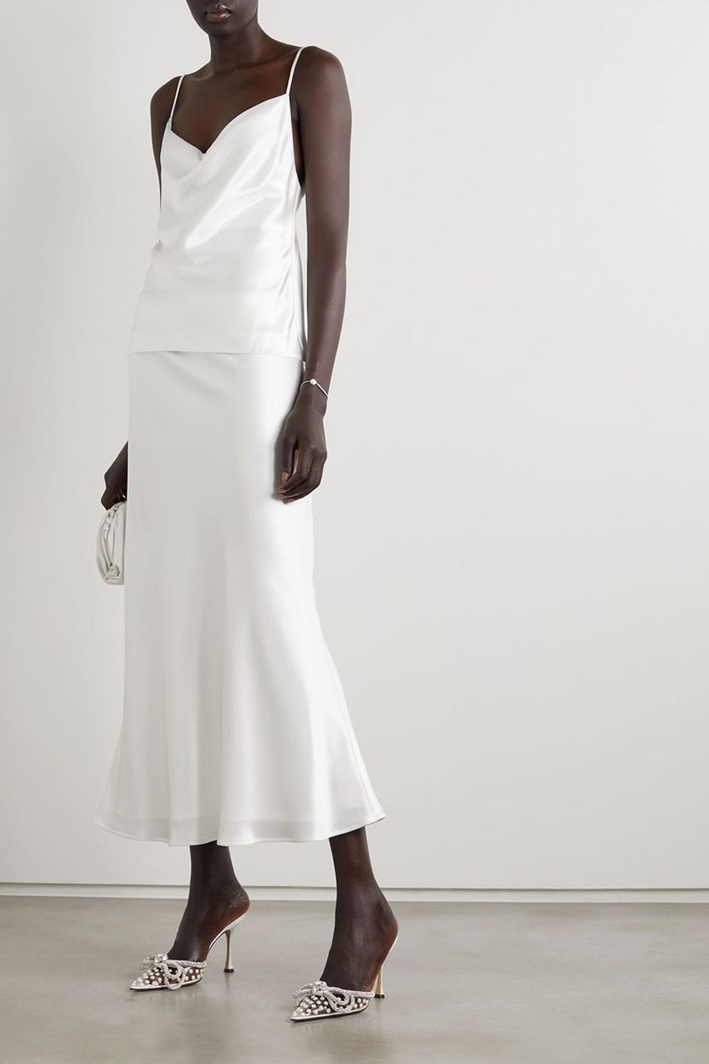 GALVAN  LONDON كاميسول Whiteley من الساتان