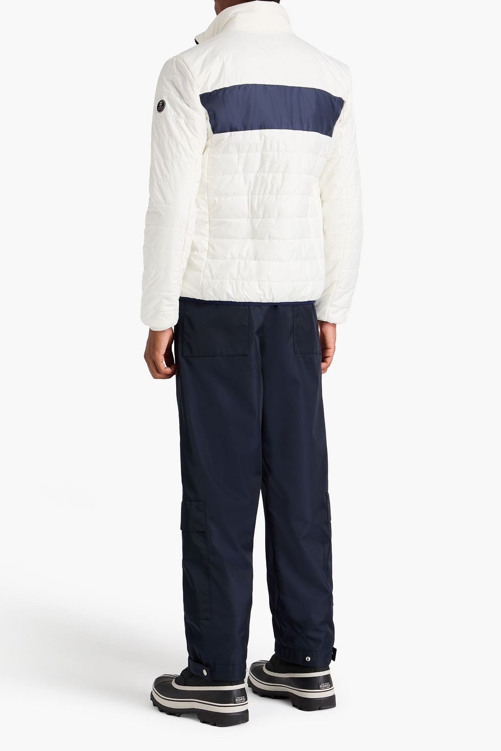 WE NORWEGIANS Myrken Lavalan quilted two-tone ski jacket