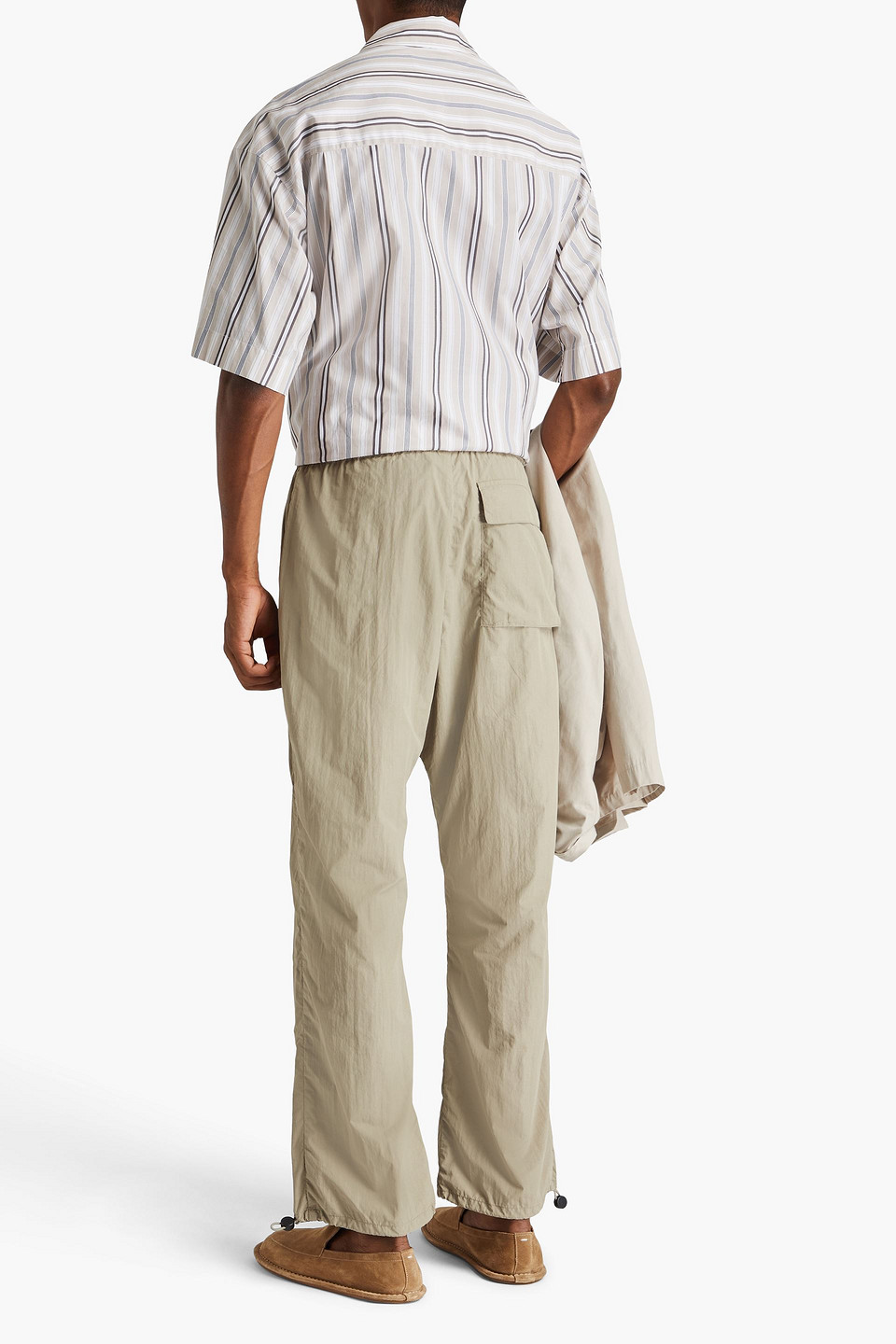 Studio Nicholson Shell Pants In Sage Green
