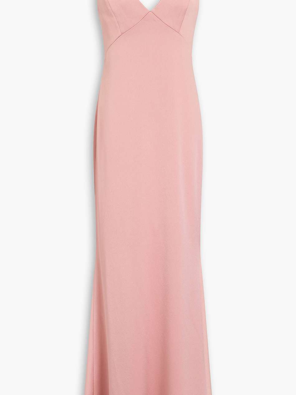 julietta satin-crepe maxi slip dress