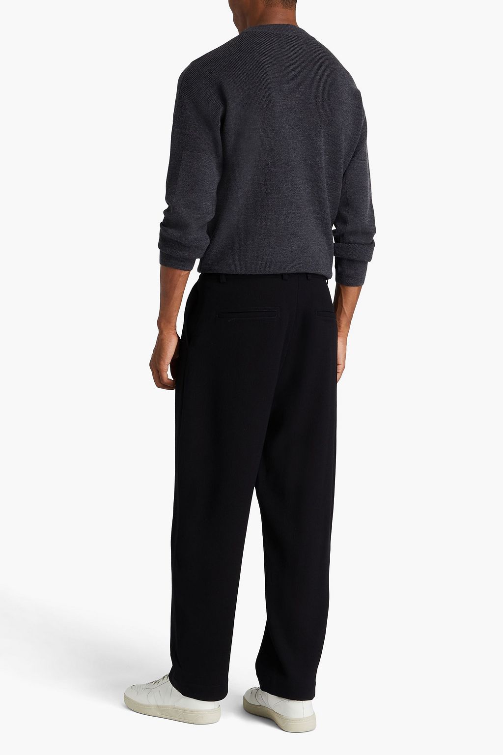 STUDIO NICHOLSON Wool-blend crepe pants