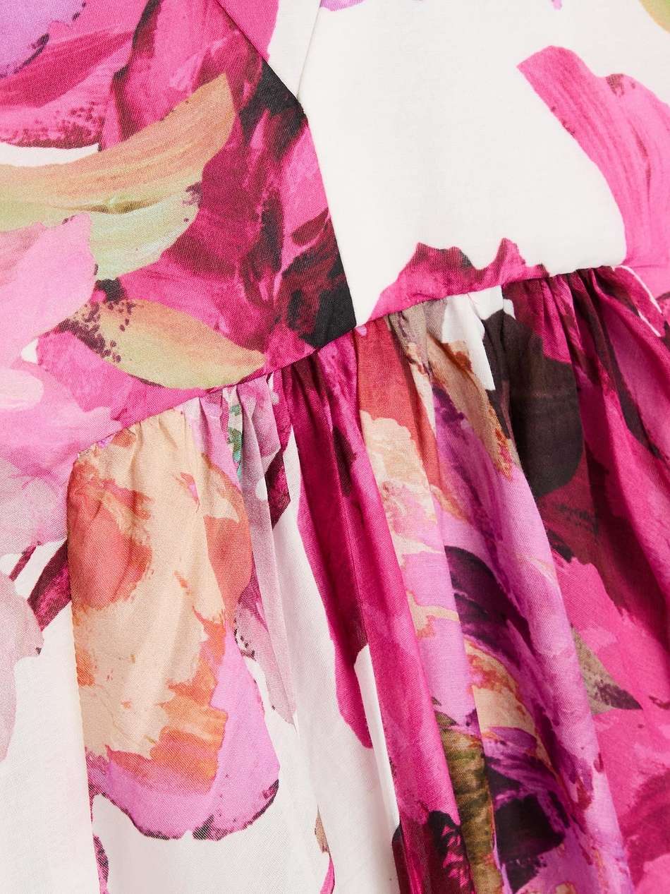 noemi floral-print cotton and silk-blend mousseline maxi dress