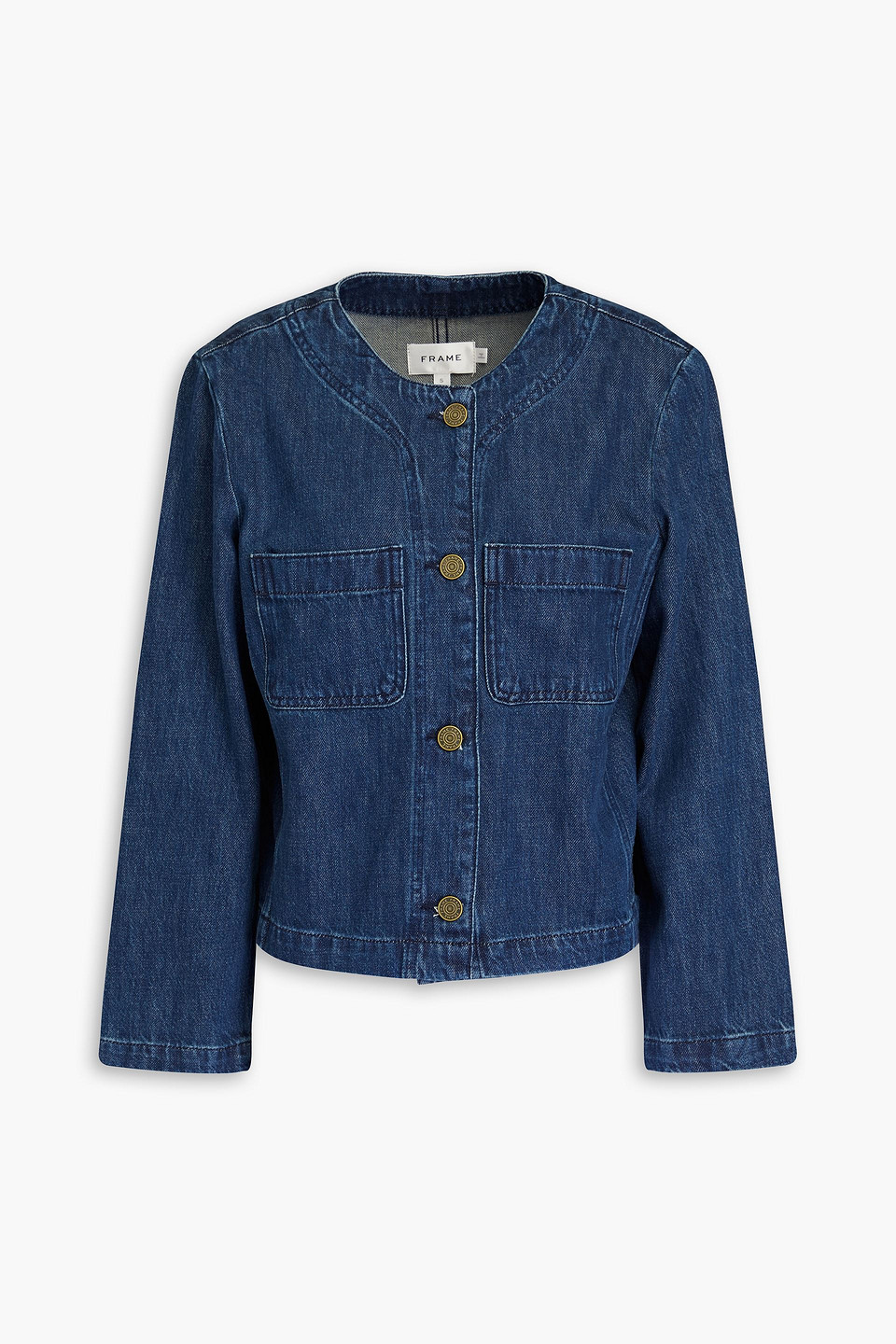 Frame Denim Jacket In Blue