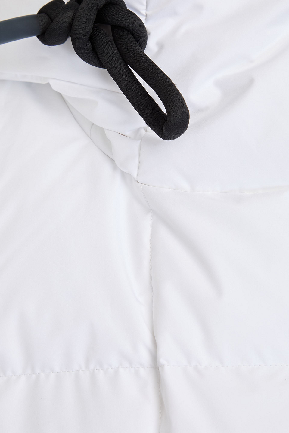 Goldbergh Quilted Shell Hooded Coat In White