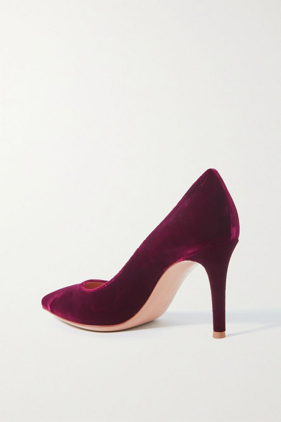 GIANVITO ROSSI 85 VELVET PUMPS