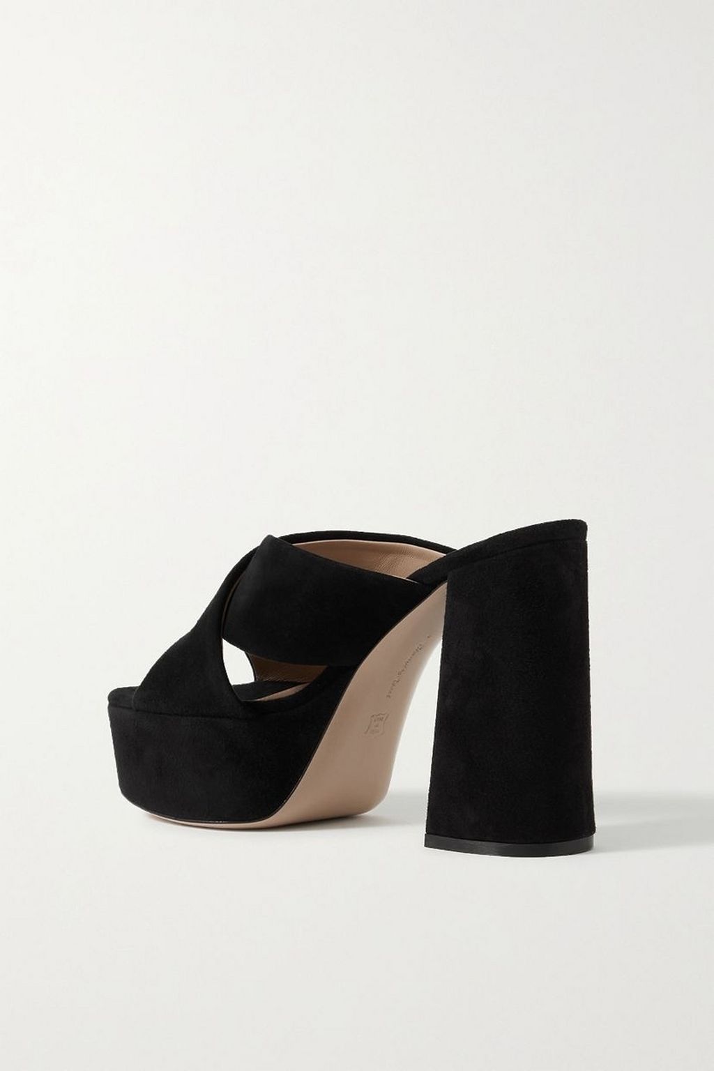 GIANVITO ROSSI 70 nubuck platform sandals