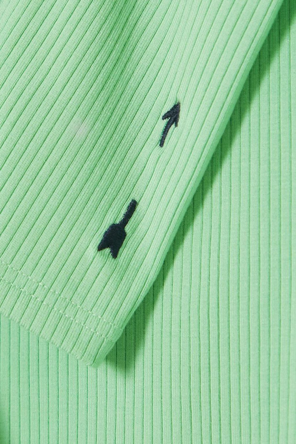 THE UPSIDE Solstice Giselle logo-embroidered ribbed stretch-modal top