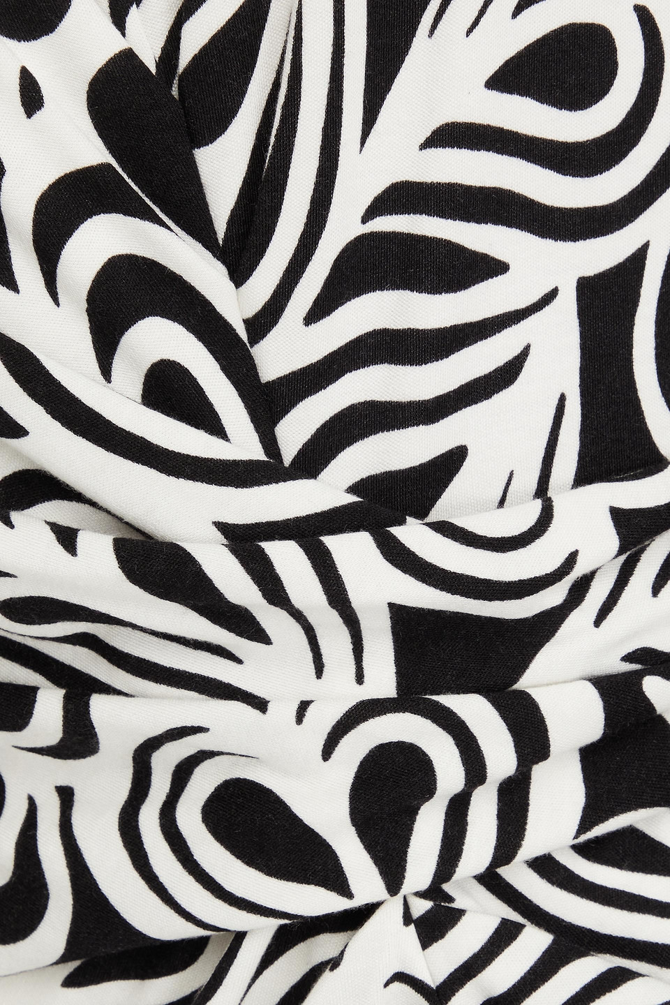 Diane Von Furstenberg Marquise Printed Wool-blend Midi Dress In White