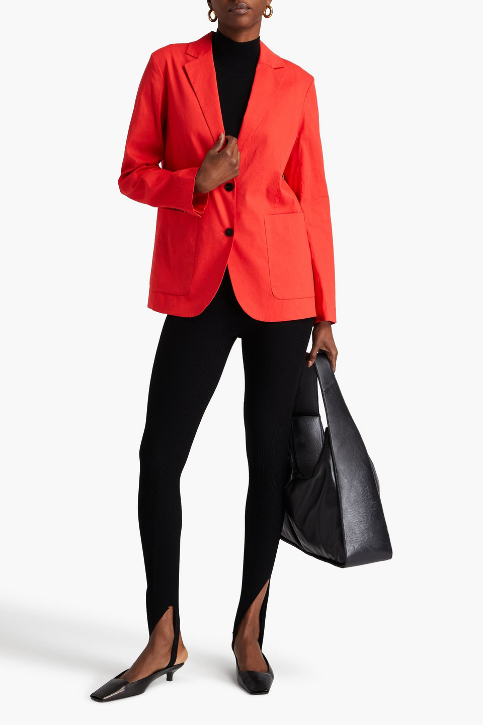  Theory - Blazer Aus Einer Leinenmischung - Rot - Us 00 