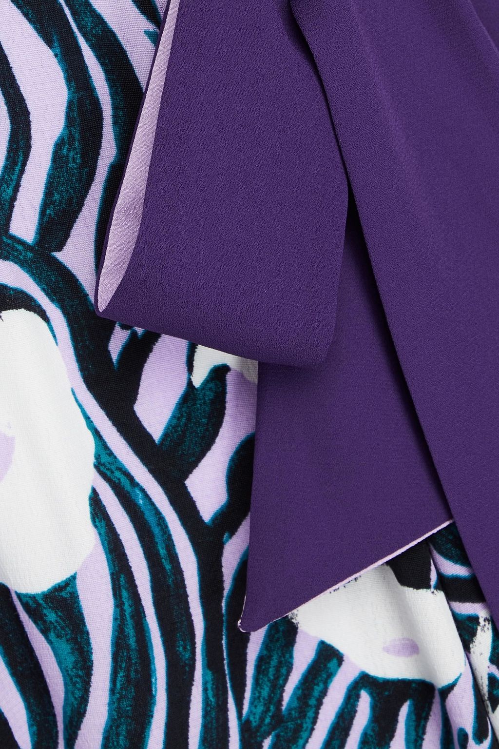 DIANE VON FURSTENBERG Mattia belted printed crepe halterneck maxi dress