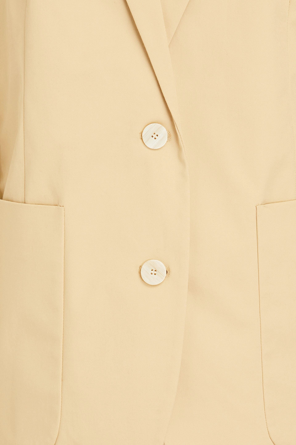THEORY COTTON-BLEND TWILL BLAZER 