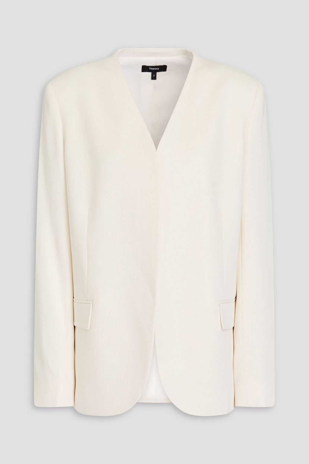THEORY Crepe blazer THE OUTNET