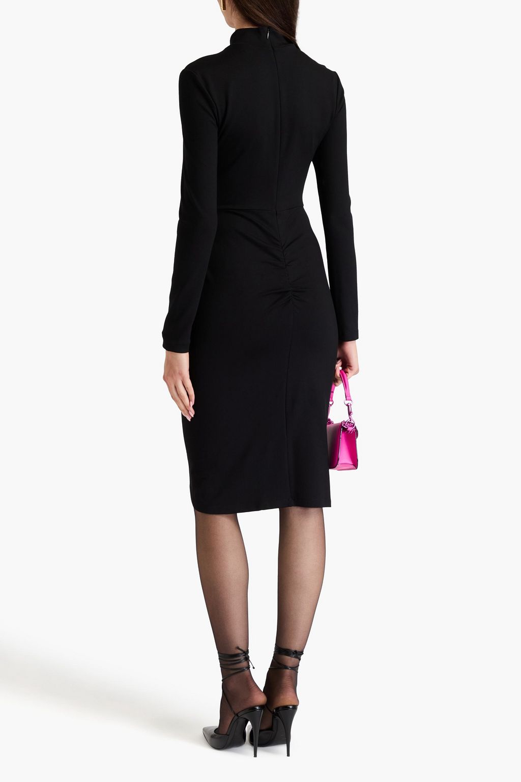 DIANE VON FURSTENBERG Monte ruched stretch-jersey dress
