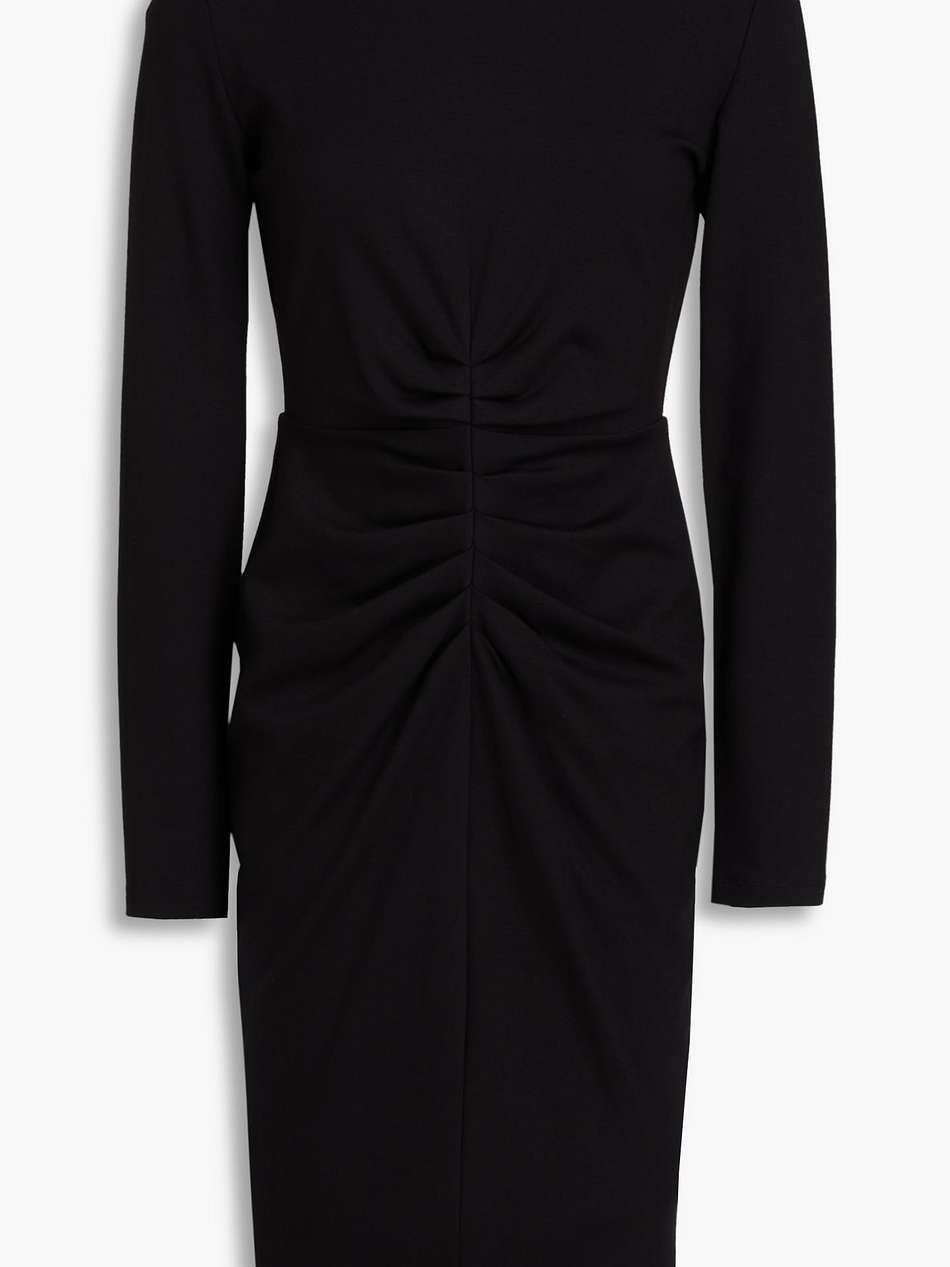 monte ruched stretch-jersey dress