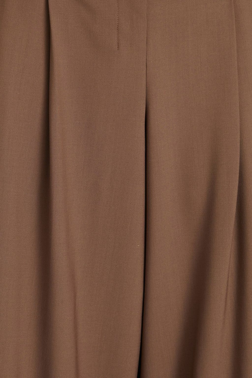 THEORY Pleated wool-blend wide-leg pants