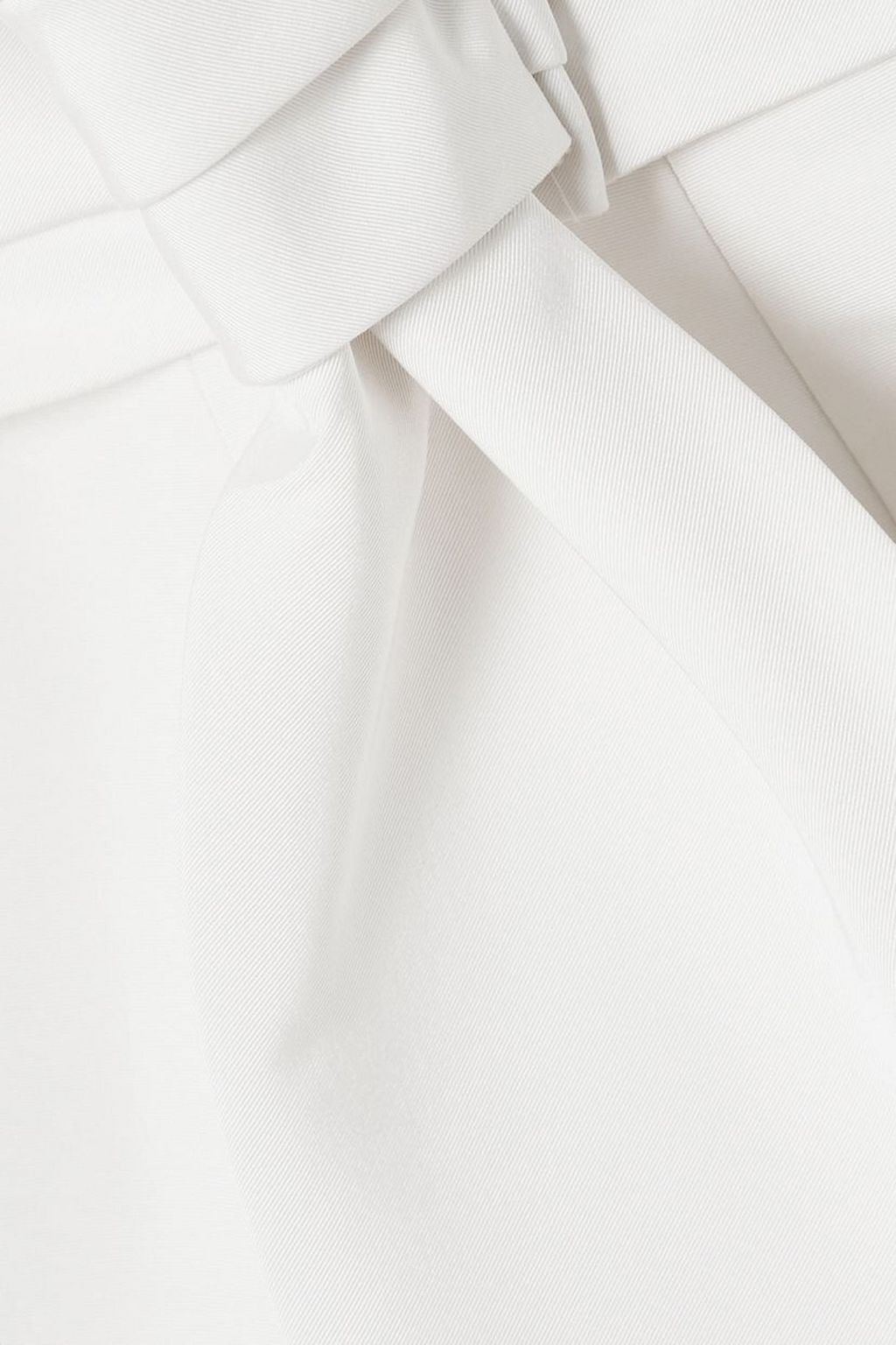 BRANDON MAXWELL Silk-faille mini dress