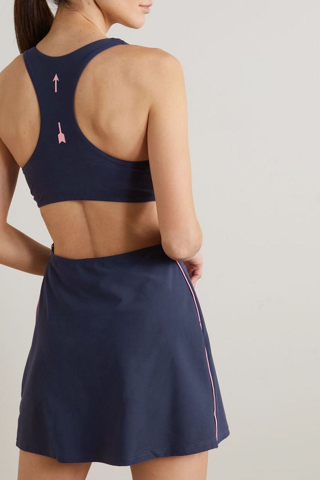 THE UPSIDE Hot Shot cutout stretch-jersey tennis dress