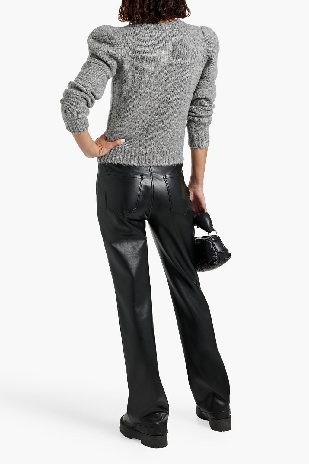 DEREK LAM 10 CROSBY Brushed knitted sweater