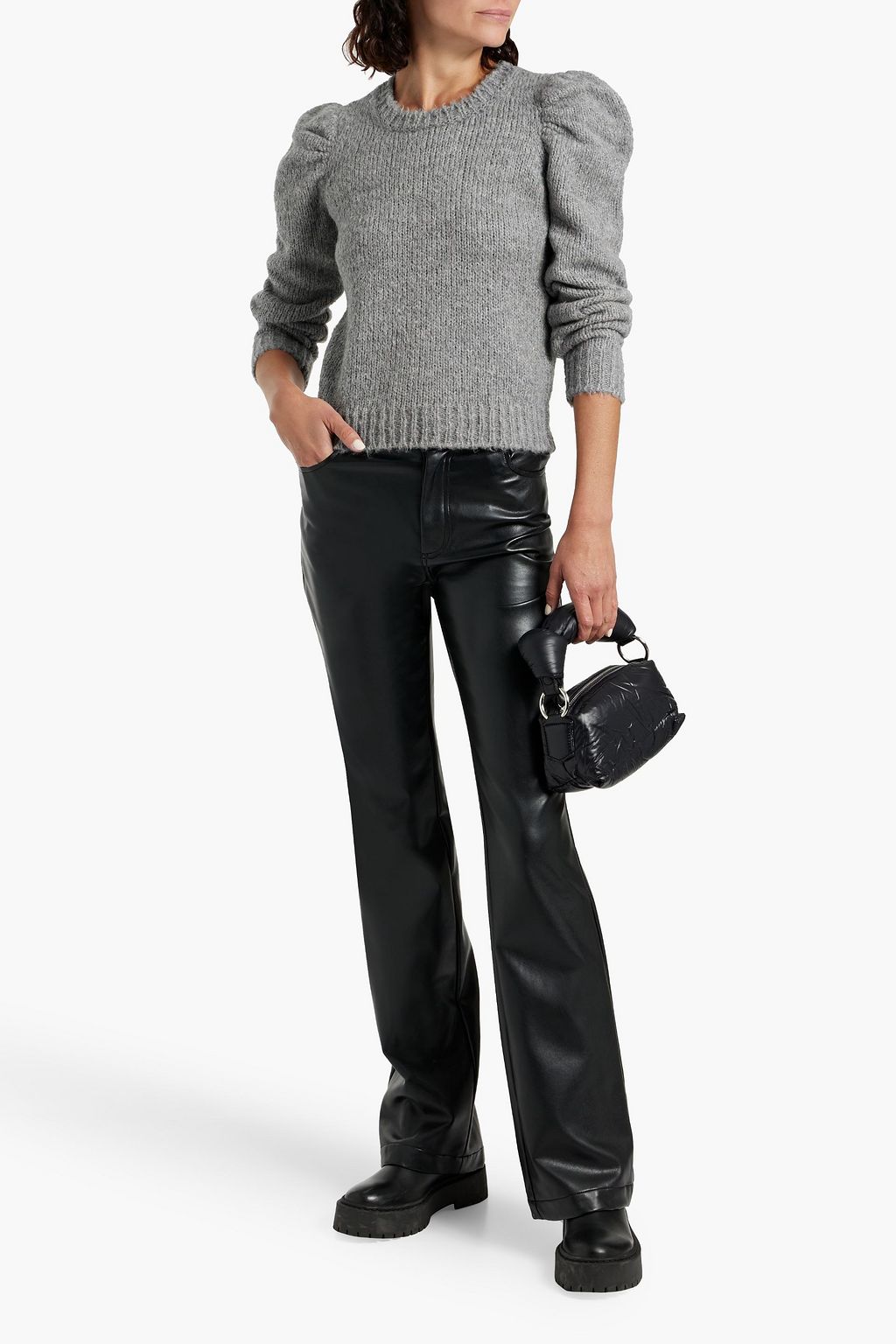 DEREK LAM 10 CROSBY Brushed knitted sweater