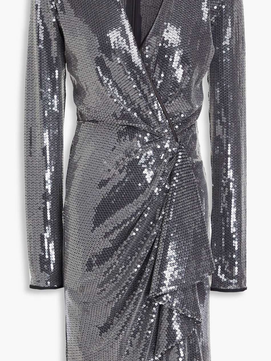 lexa sequined tulle dress