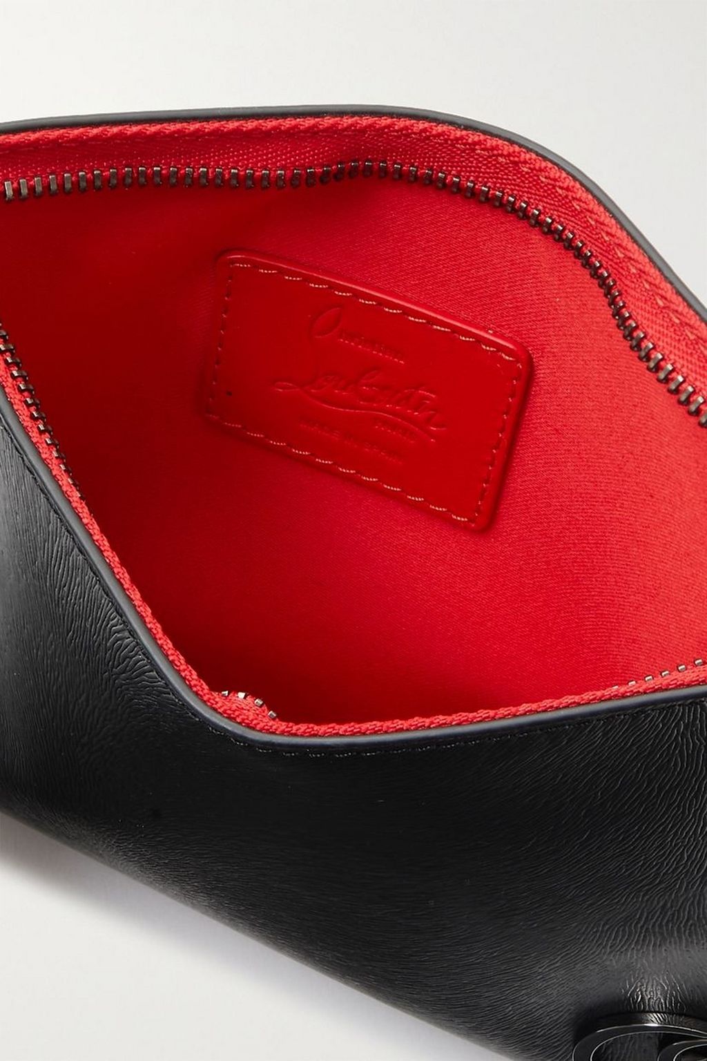 CHRISTIAN LOUBOUTIN Loubi54 textured-leather pouch