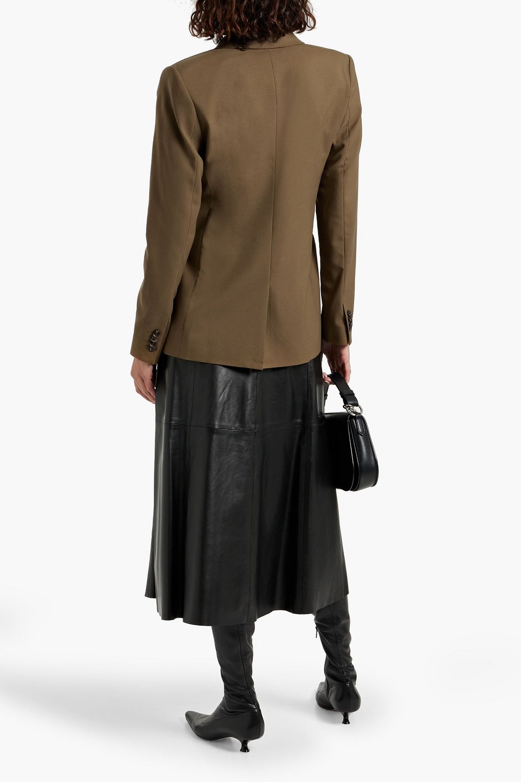 DEREK LAM 10 CROSBY Double-breasted twill blazer
