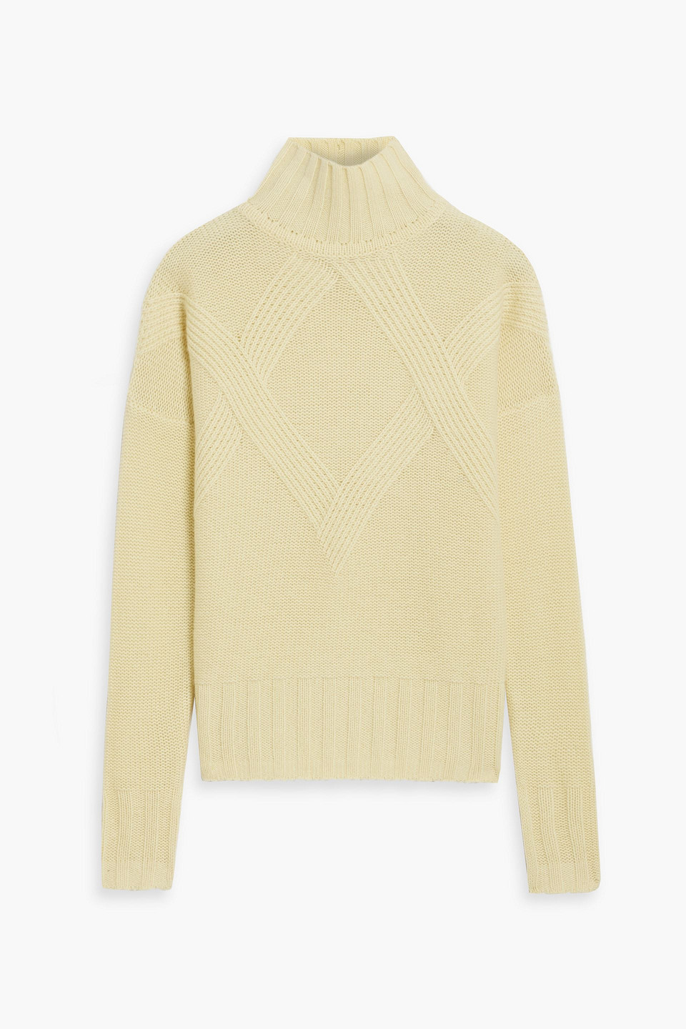Autumn Cashmere Cashmere Turtleneck Sweater In Pastel Yellow
