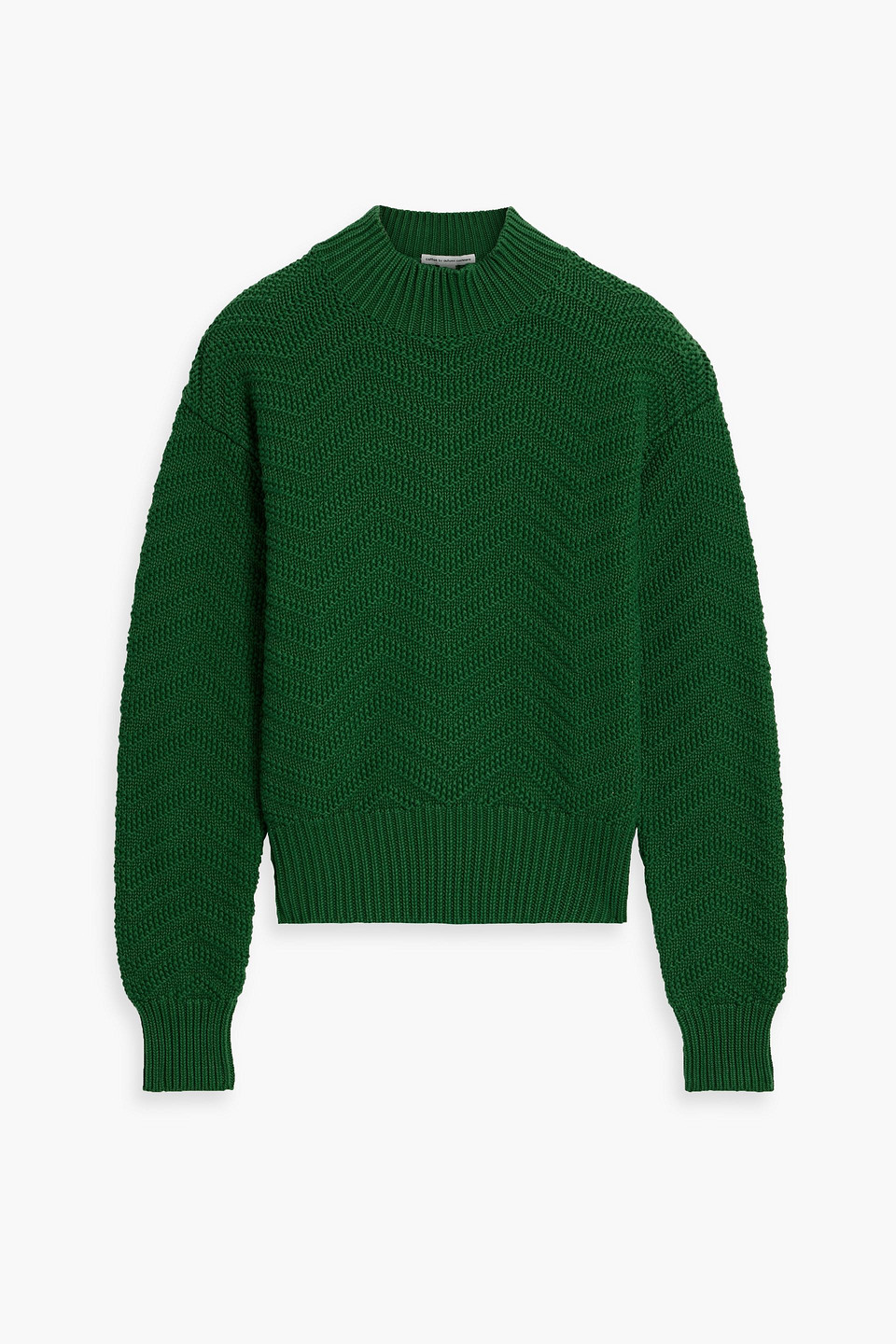 Cotton By Autumn Cashmere Cable-knit Cotton Sweater In Green