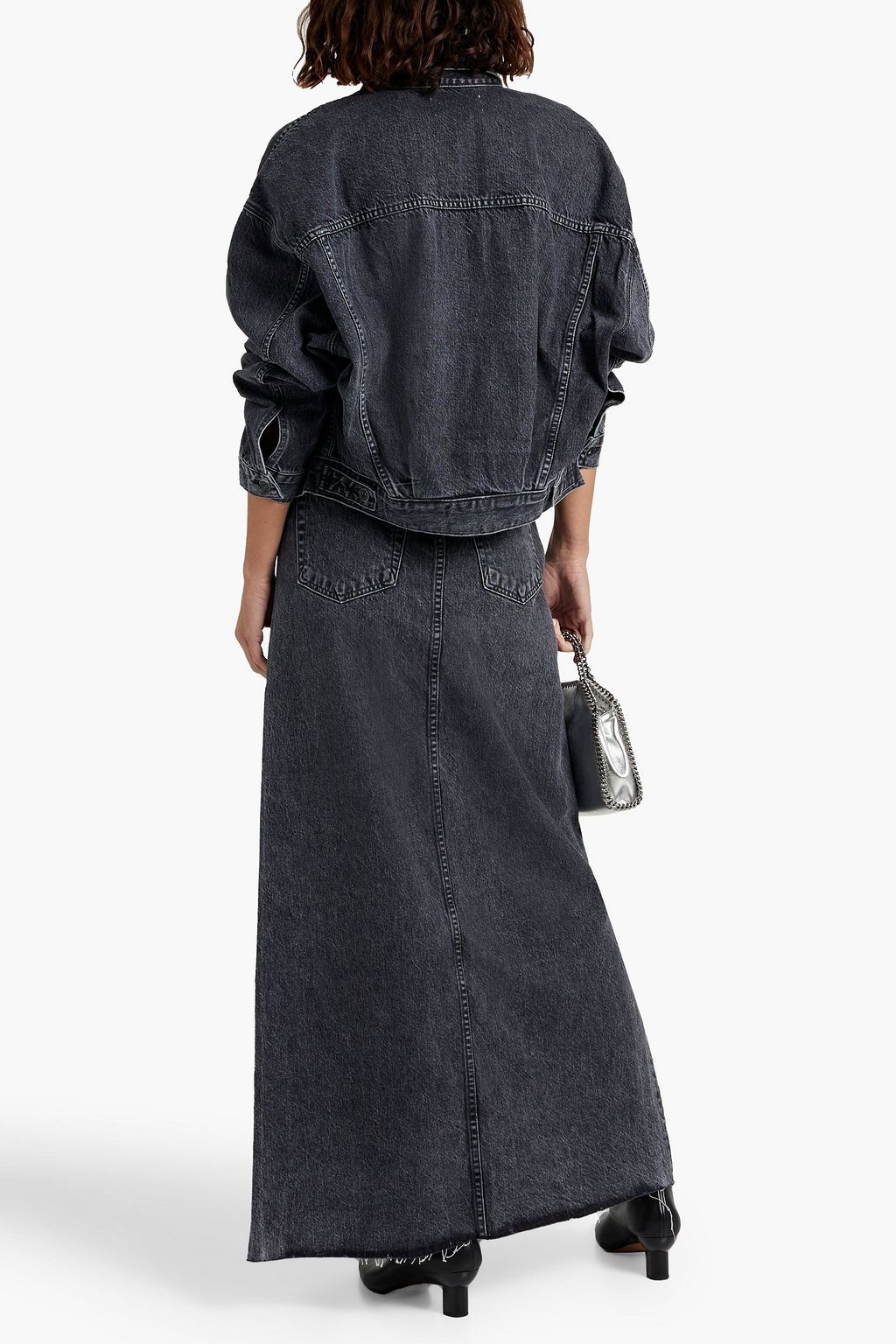 SLVRLAKE Dallas denim maxi skirt