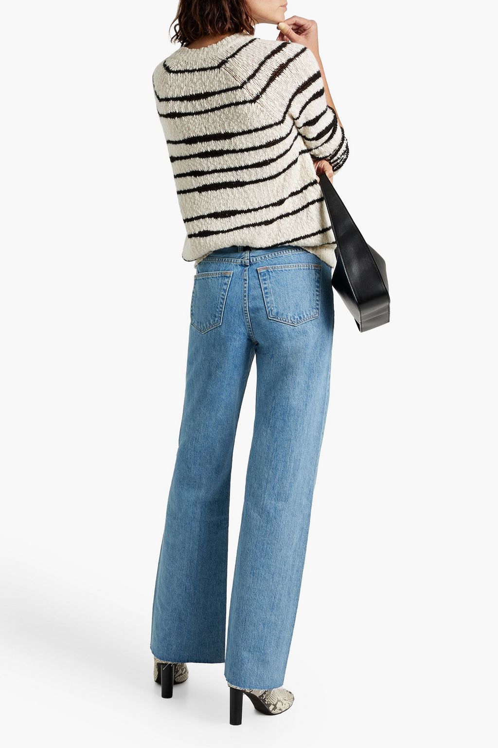 SLVRLAKE Grace high-rise wide-leg jeans