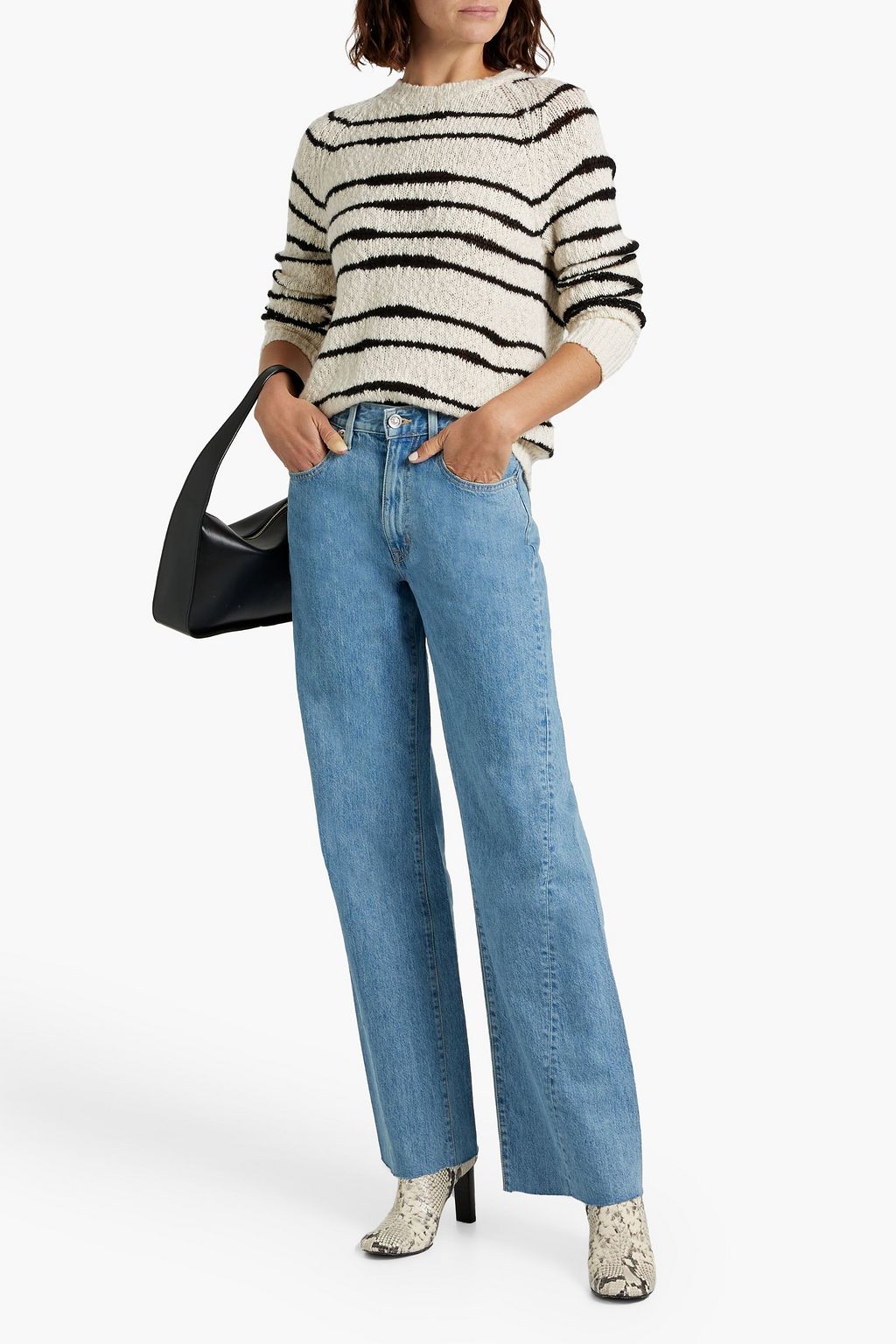 SLVRLAKE Grace high-rise wide-leg jeans