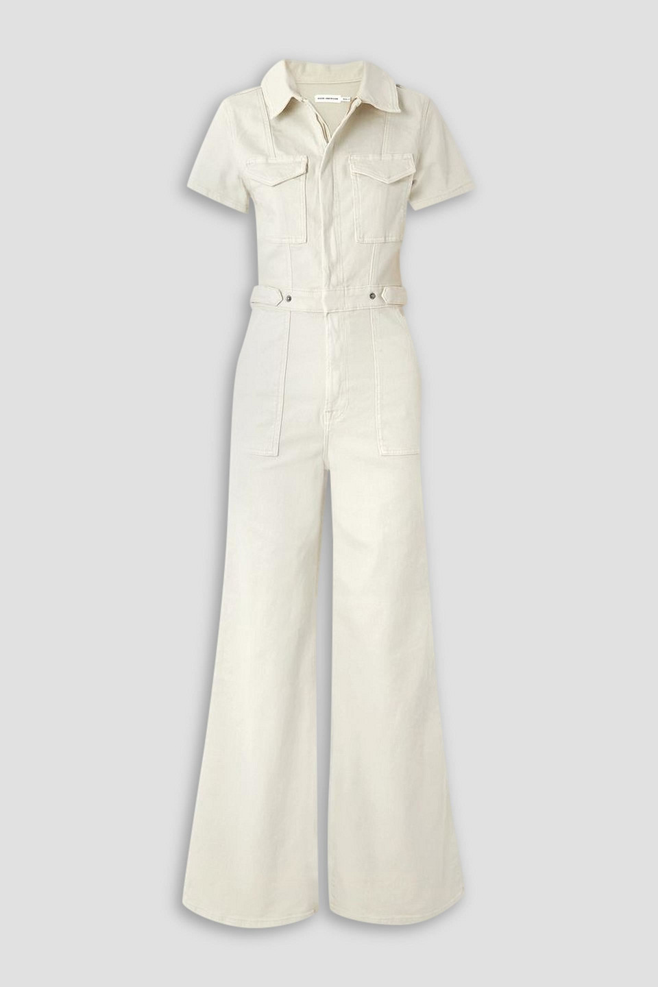 GOOD AMERICAN FIT FOR SUCCESS DENIM JUMPSUIT