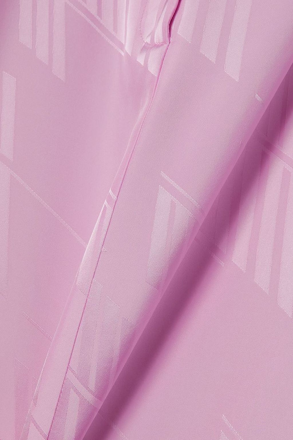 THE ATTICO Charla satin-jacquard midi dress