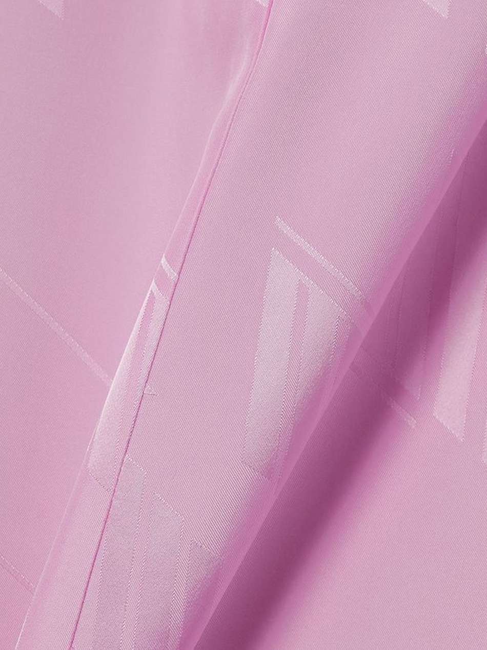 charla satin-jacquard midi dress