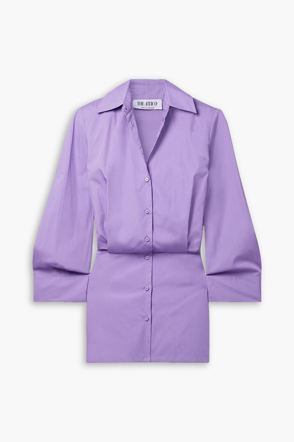 Attico ''margot'' Lavender Mini Dress In Lavender