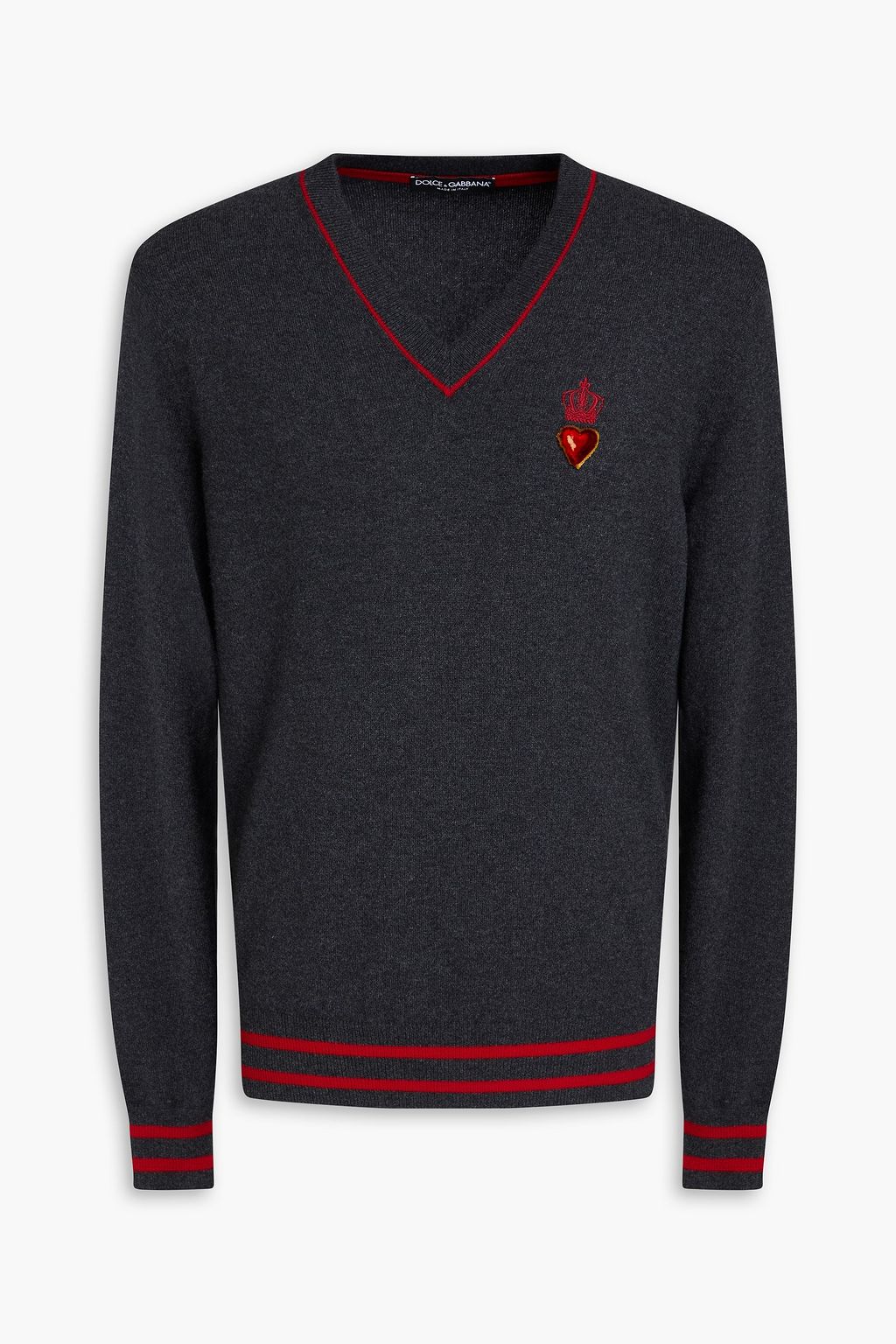 DOLCE&GABBANA 刺繍入りセーター DOLCE&GABBANA 刺繍入りセーター