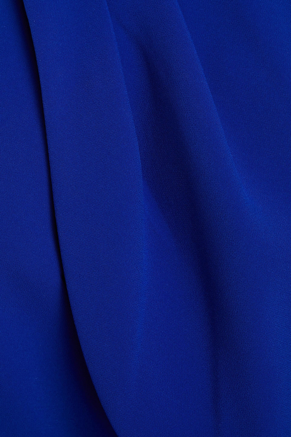 Badgley Mischka Women's V-neck Cape Gown In Royal Blue