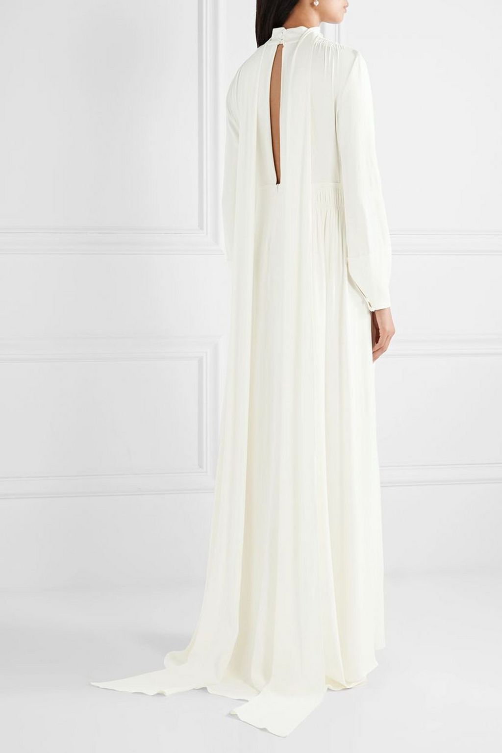 VANESSA COCCHIARO The Ada smocked satin gown