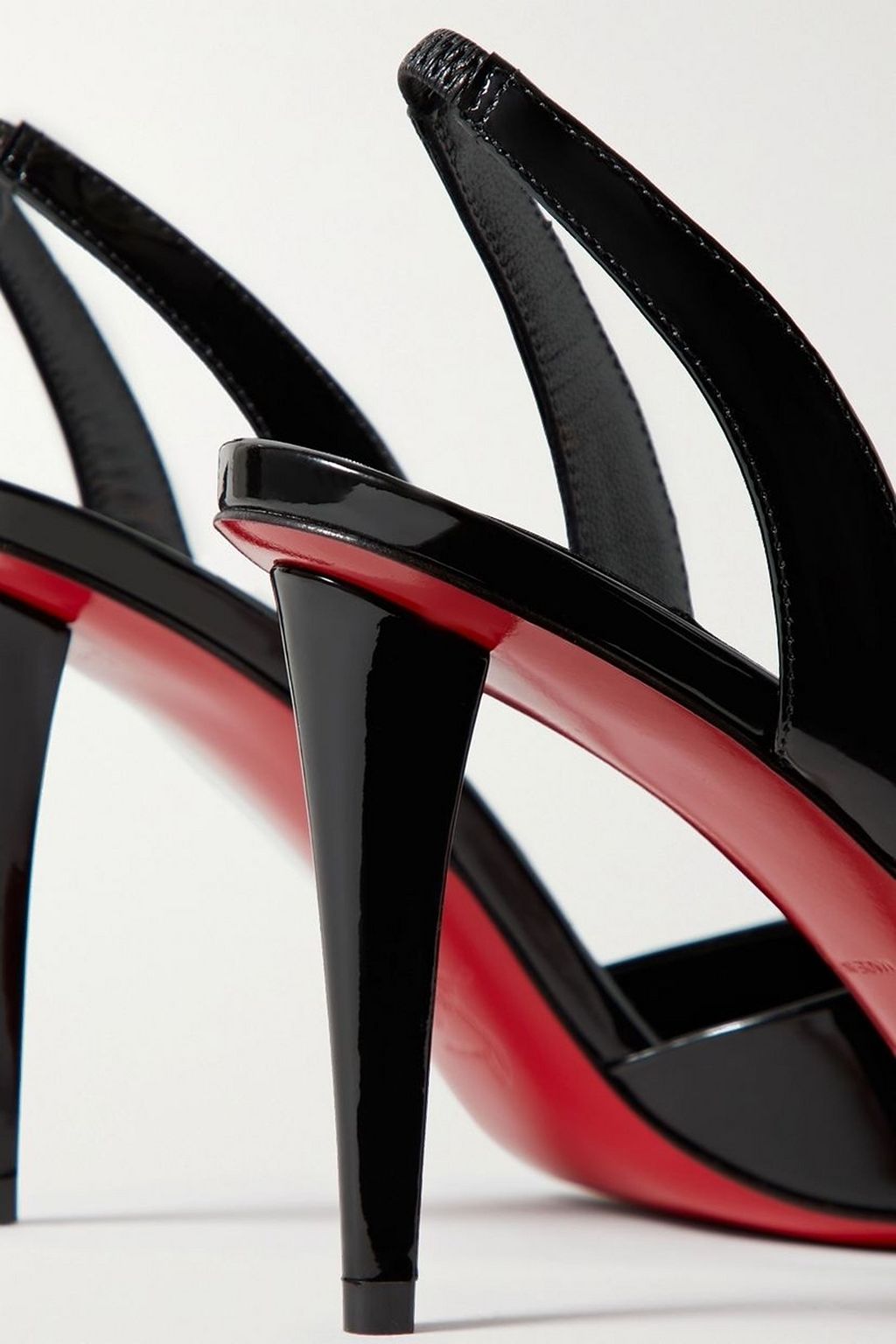 CHRISTIAN LOUBOUTIN Astrid 85 patent-leather slingback pumps