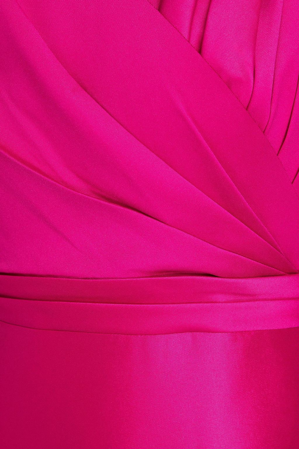 BADGLEY MISCHKA فستان سهرة بتصميم كتف واحد وبكشاكش من التويل