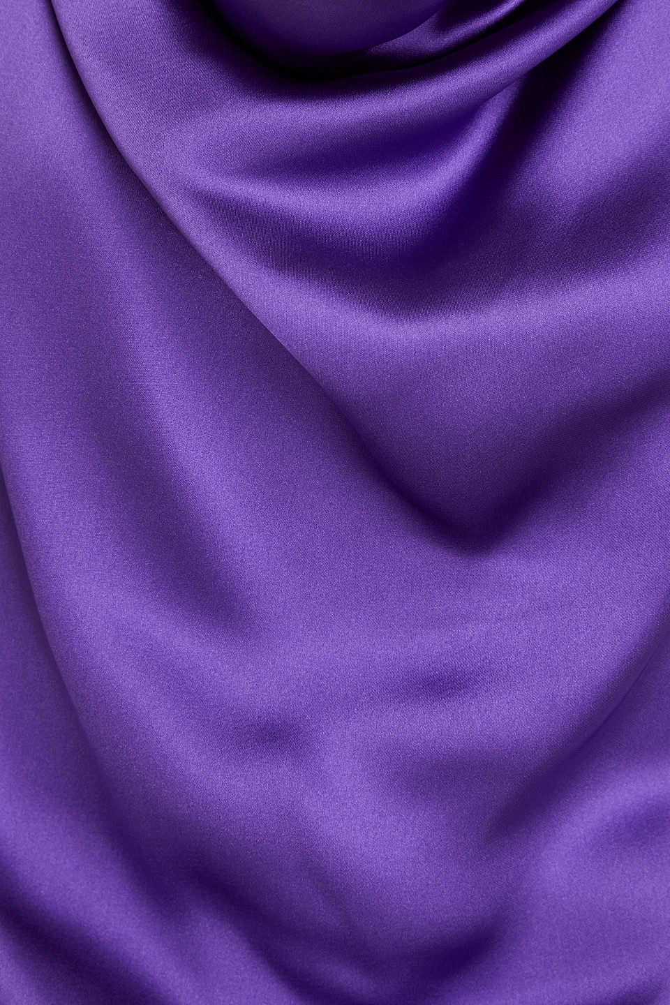 Badgley Mischka Women's Draped Satin Gown In Purple